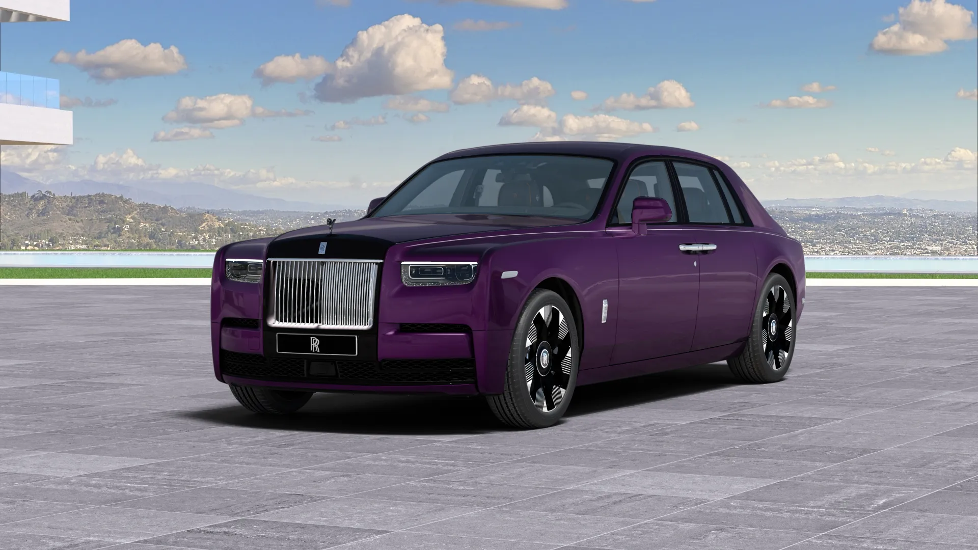 crystal over twilight purple