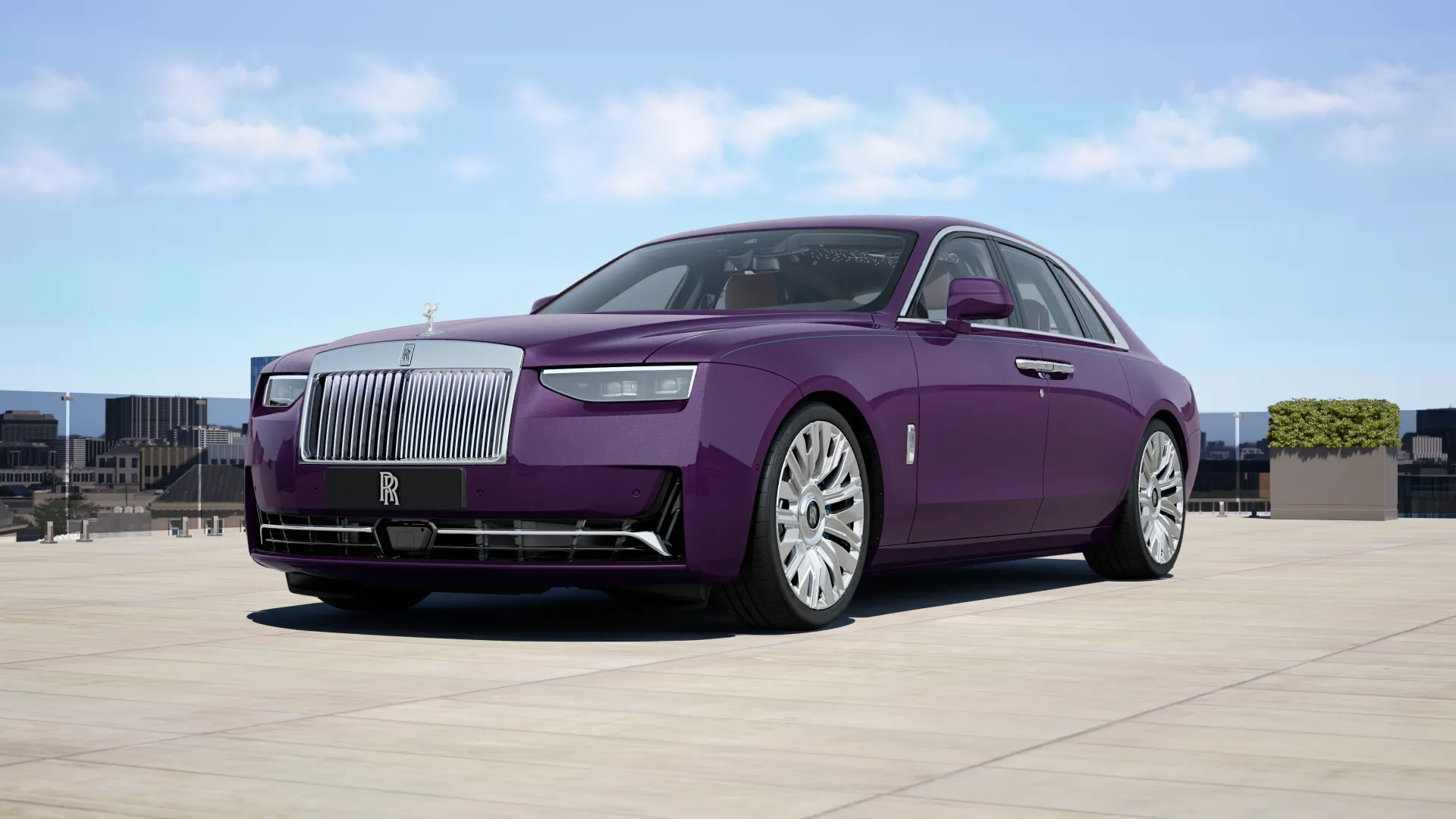 crystal over twilight purple